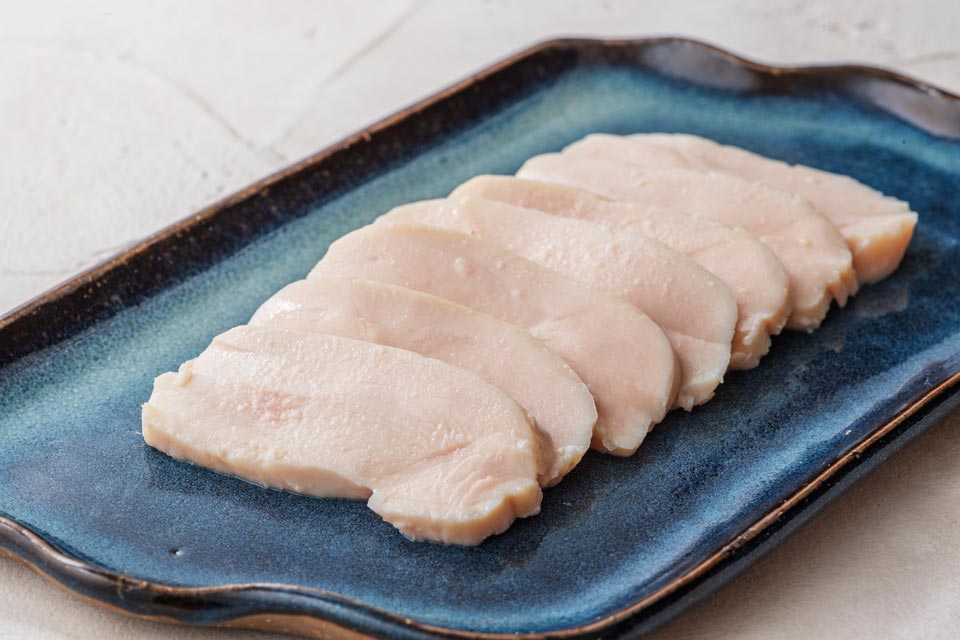 冷凍でもおいしいを目指したパンプアップチキン（しっとり高たんぱく）